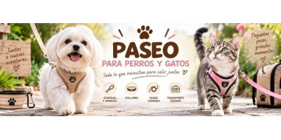 Paseo para perros y gatos Paseo para perros y gatos