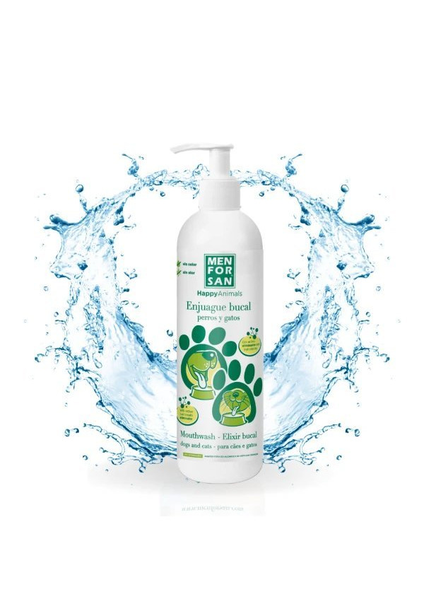 Enjuague bucal antisarro para perros y gatos 500ml