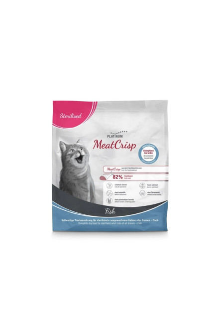 Platinum MeatCrisp Sterilised Pescado para Gatos 400GR
