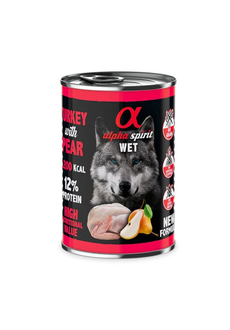 Paté de Pavo con Pera para Perros 400gr