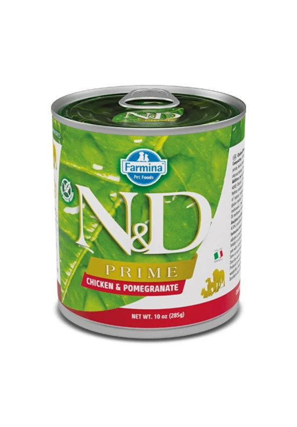 FARMINA N&D PRIME POLLO Y GRANADA 285GR