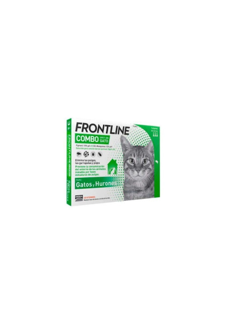 Frontline Combo para gatos (3 Pipetas) Frontline Combo para gatos (3 Pipetas)