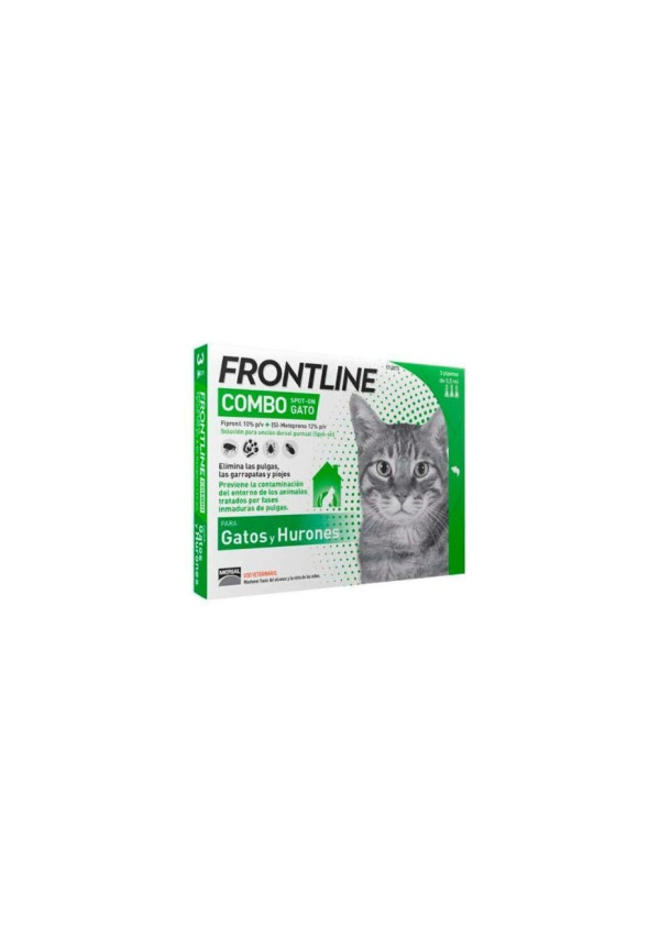 Frontline Combo para gatos (3 Pipetas)
