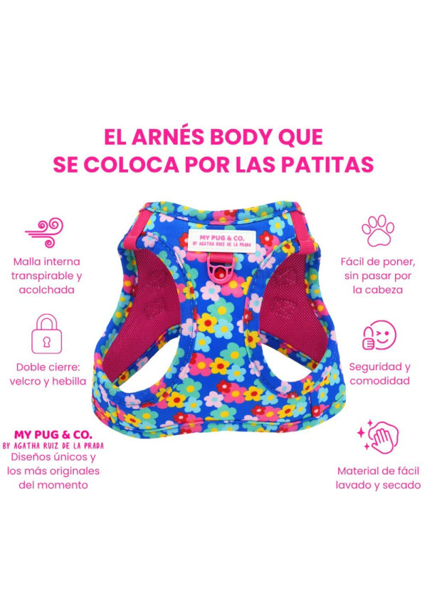 Arnés Body Flores Color by Agatha Ruiz de la Prada S