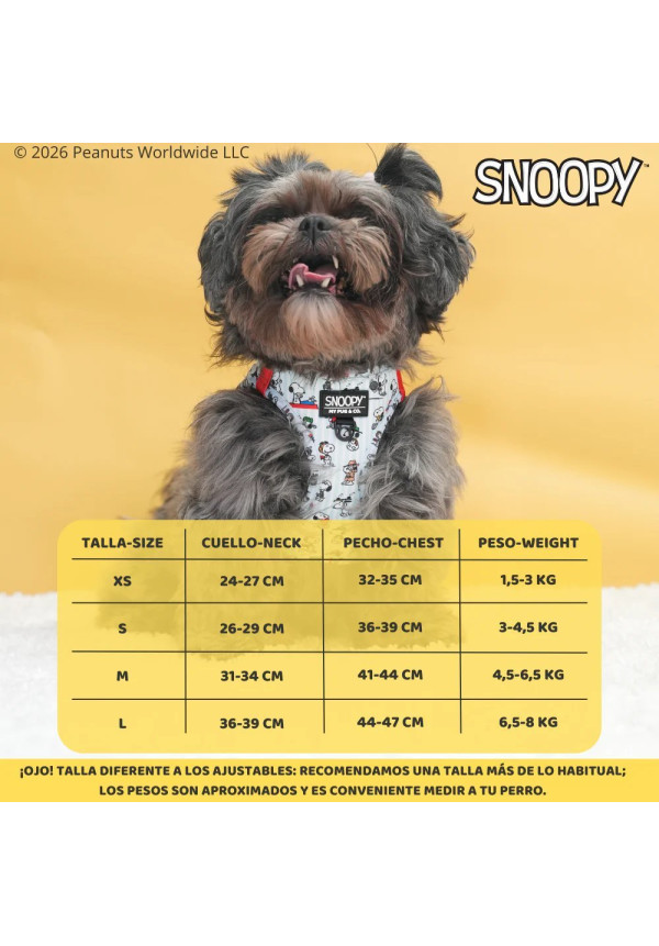Arnés Body Many Faces of Snoopy™️ L