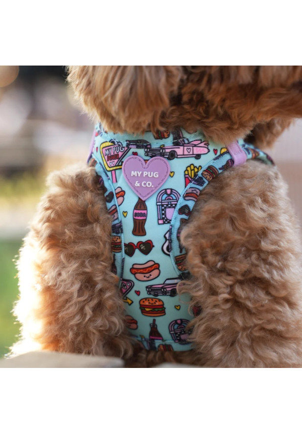 Mypug&co Arnés Body Fast Food M