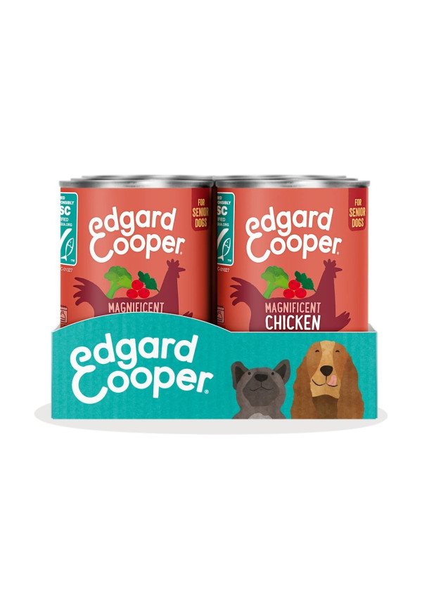 EDGARD COOPER Pollo y salmón ASC 400GR