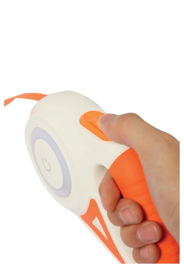 Correa retráctil para perros FLASH color naranja 3 M