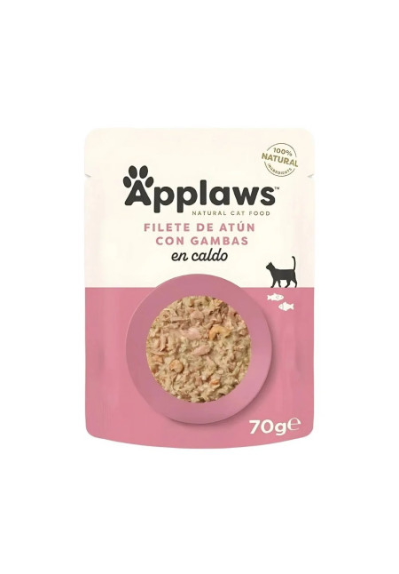 Applaws Sobre de Atún con Gambas en Caldo para Gato 70GR Applaws Sobre de Atún con Gambas en Caldo para Gato 70GR