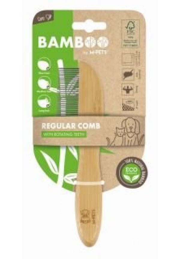 BAMBOO - PEINE REGULAR CON 31 DIENTES GIRATORIOS ECO