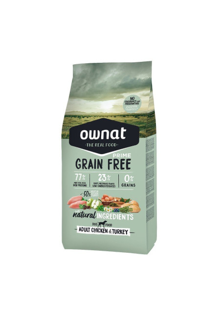 OWNAT GF PRIME ADULT CHICKEN&TURKEY 3kg OWNAT GF PRIME ADULT CHICKEN&TURKEY 3kg