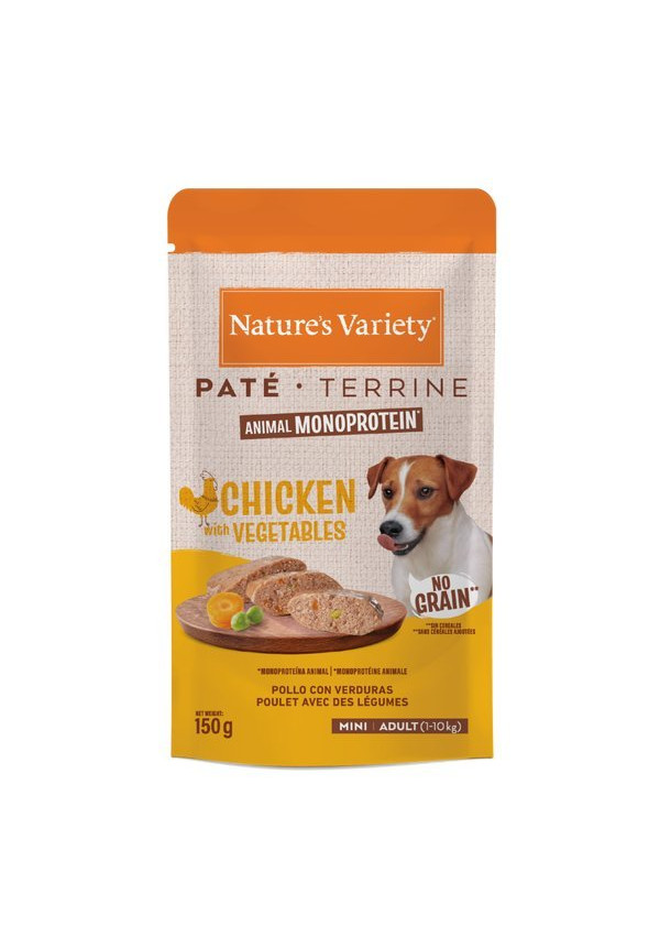NATURE´S VARIETY MONOPROTEÍNA ADULTO MINI 150GR