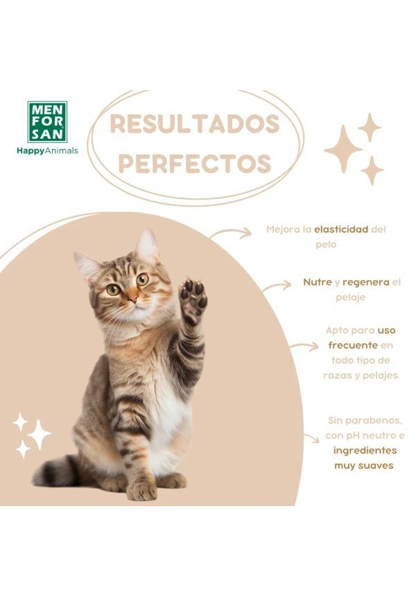 Champú en seco con aceite de argán para gatos 250ml
