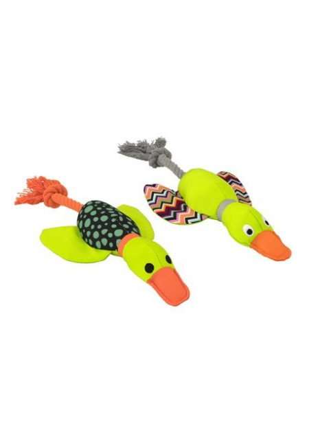 PELUCHE PATO HARRY CON CUERDA DENTAL 33CM PELUCHE PATO HARRY CON CUERDA DENTAL 33CM