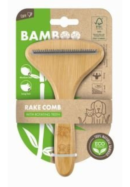 BAMBOO - RASTRILLO CON 31 DIENTES GIRATORIOS ECO