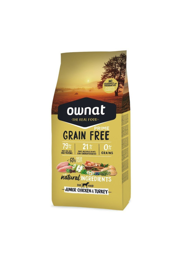 OWNAT GF PRIME JUNIOR CHICKEN&TURKEY 3kg