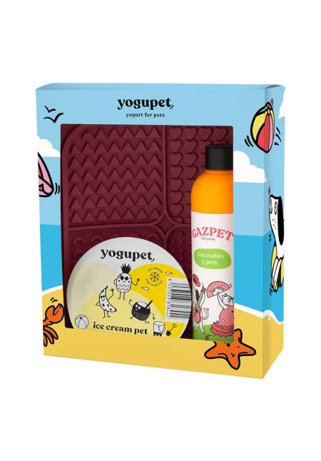Yogupet Summerbox Helado + Gazpet + Lickmat red Yogupet Summerbox Helado + Gazpet + Lickmat red