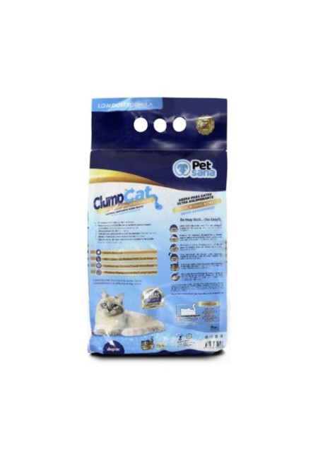 Bentonita natural Clumpcat ultra blanca aglomerante 5L