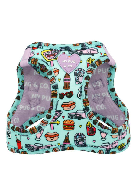 Mypug&co Arnés Body Fast Food M