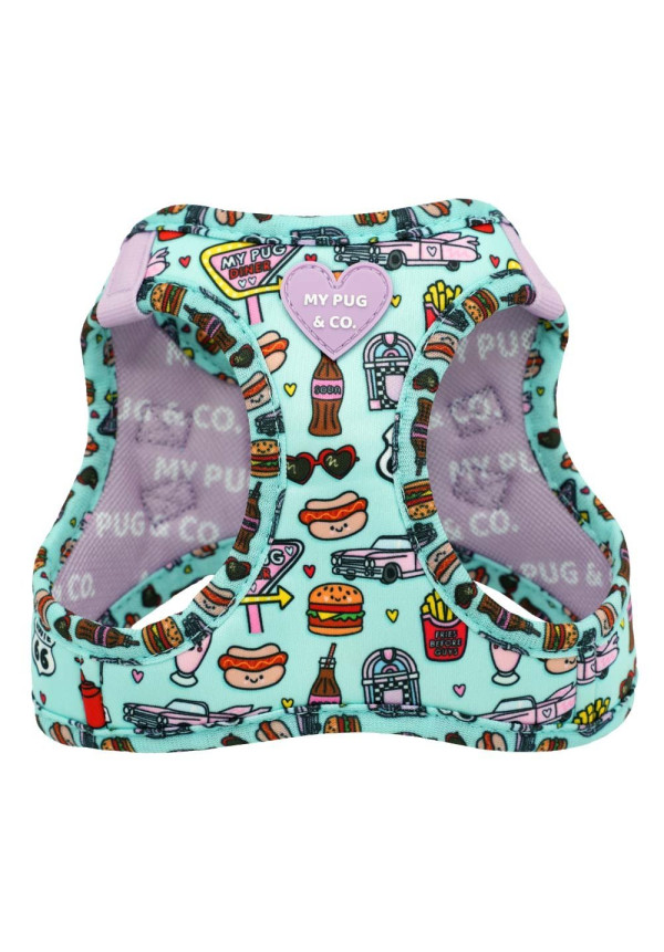 Mypug&co Arnés Body Fast Food M
