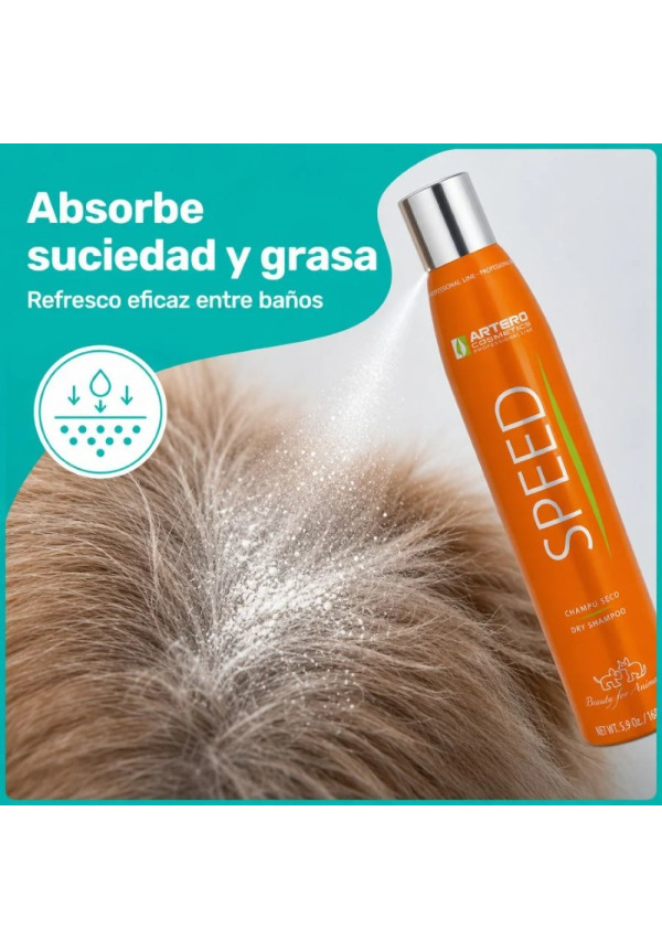 ARTERO CHAMPU EN SECO SPEED 300ML