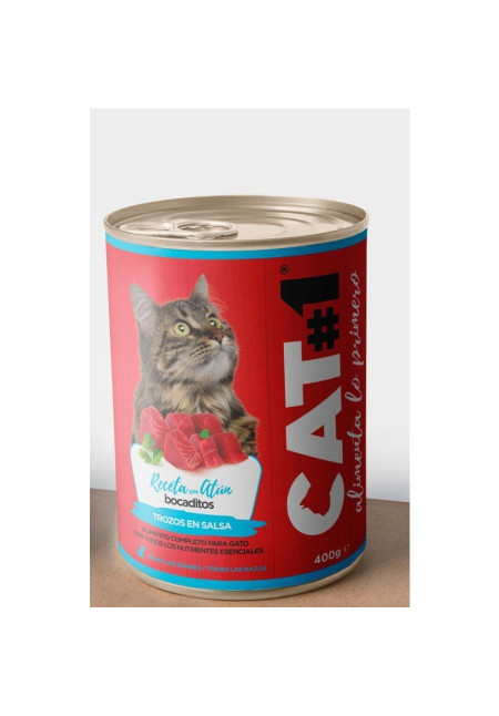 CAT-1 Húmedo Atún y Cereales 400gr CAT-1 Húmedo Atún y Cereales 400gr