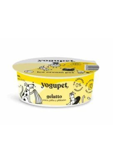 Yogupet Helado Coco, Piña y Platano para Perro y Gato 110GR Yogupet Helado Coco, Piña y Platano para Perro y Gato 110GR