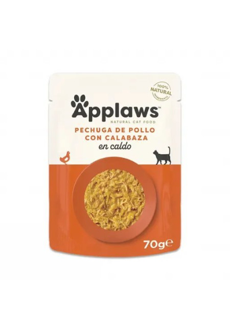 Applaws Comida Húmeda para Gatos de Pollo y Calabaza 70gr