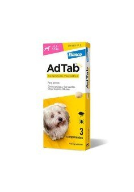 ADTAB 112Mg 3 Comprimidos para perros entre 2.5 y 5Kg ADTAB 112Mg 3 Comprimidos para perros entre 2.5 y 5Kg