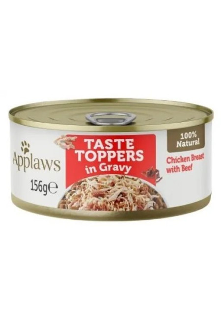 Applaws Topper Pollo y Ternera en Salsa 156GR