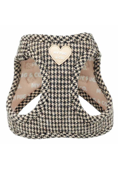 Mypug&co Arnés Body Pata de gallo S