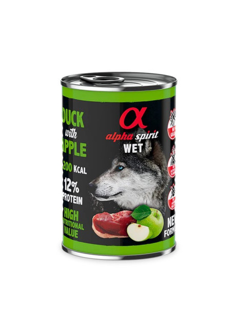 Paté de Pato con Manzana Verde para Perros 400gr