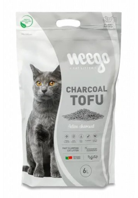 Weego Arena para gatos Carbón Tofu 6L
