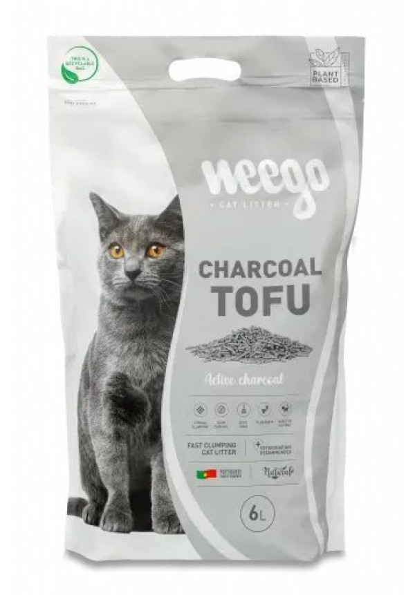 Weego Arena para gatos Carbón Tofu 6L