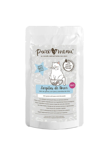 Menú Zarpitas de Amor BIO (Ganso) 100GR Menú Zarpitas de Amor BIO (Ganso) 100GR