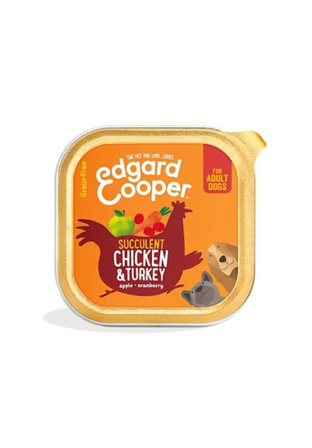 Edgard Cooper Pollo y pavo manzana 150gr Edgard Cooper Pollo y pavo manzana 150gr