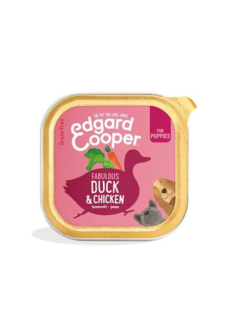 Edgard Cooper Cachorro Pato y pollo 150gr Edgard Cooper Cachorro Pato y pollo 150gr
