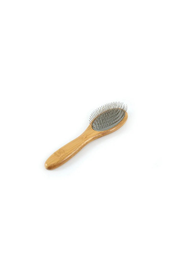 Cepillo de alfileres de bola de bambú