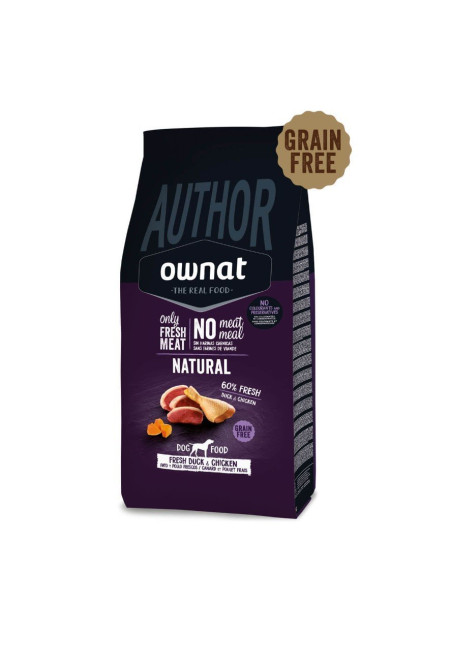 OWNAT AUTHOR GF FRESH DUCK&CHICKEN 3KG