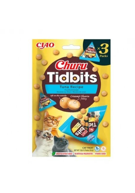 Churu Tidbits Receta de Atún 3 Unidades Churu Tidbits Receta de Atún 3 Unidades