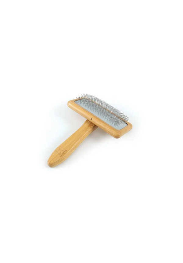 BAMBOO - SLICKER BRUSH - L - CARDA ECO