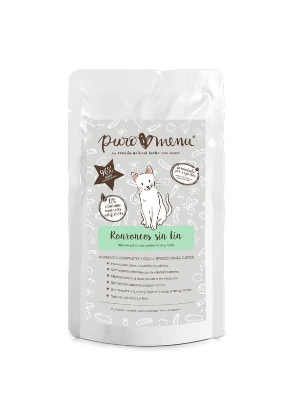 Menú Ronroneos sin Fin BIO (Pato) 100GR