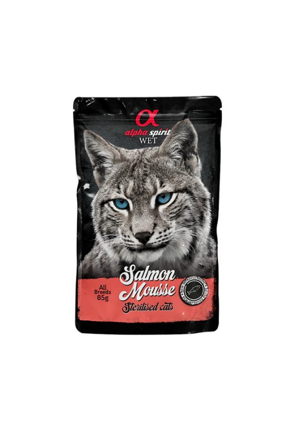 Mousse de Salmón para Gatos Esterilizados 85gr