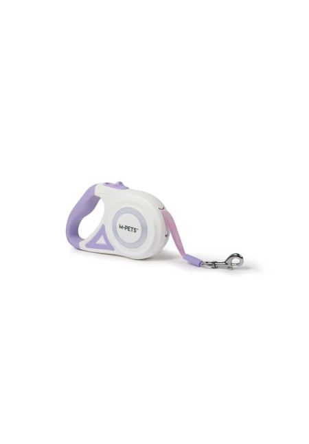 Correa retráctil para perros FLASH color morado 3 M