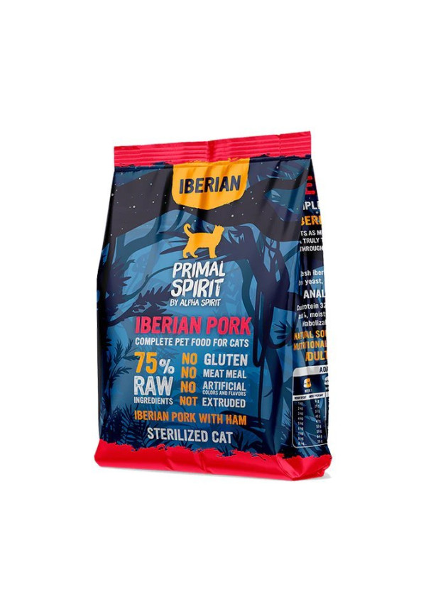 Primal Iberian Cerdo para gatos esterilizados 1KG
