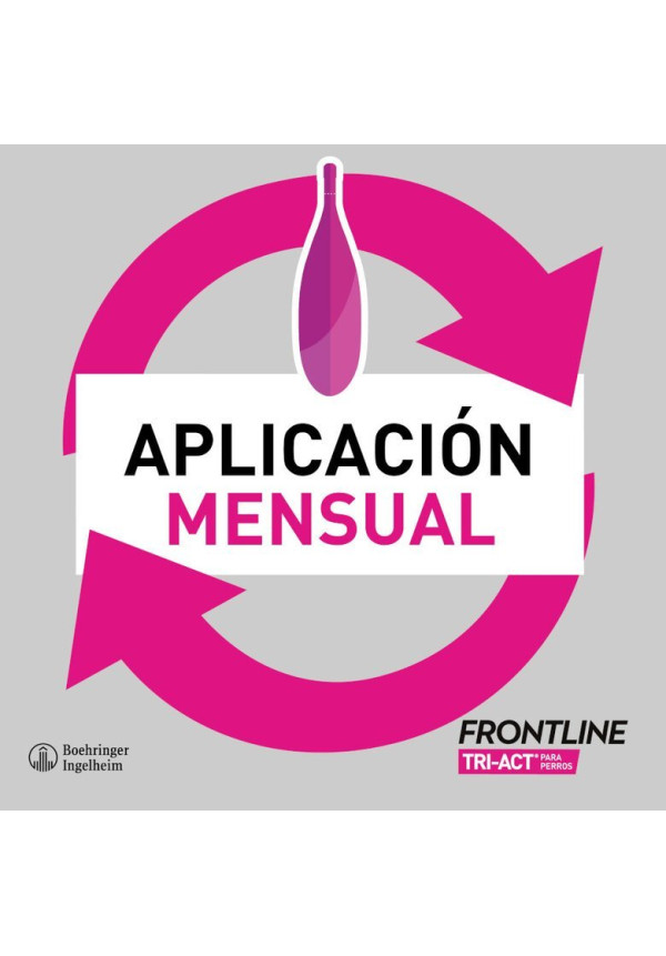 Frontline Tri-Act Pipetas Para Perros de 2kg a 5kg