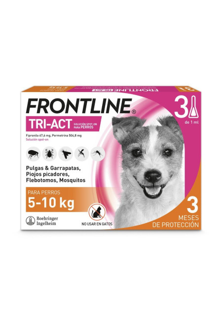 FRONTLINE TRI-ACT S 5-10 kg 3 Pipetas FRONTLINE TRI-ACT S 5-10 kg 3 Pipetas
