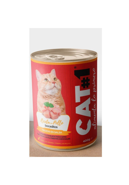 CAT-1 Húmedo Pollo y Cereales 400gr CAT-1 Húmedo Pollo y Cereales 400gr