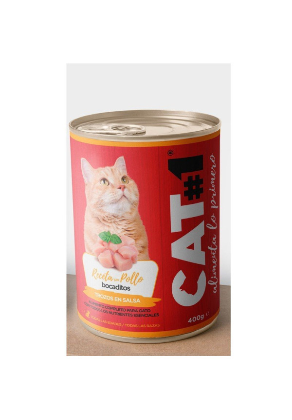 CAT-1 Húmedo Pollo y Cereales 400gr