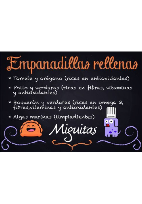 EMPANADILLA Boqueron y verduras 4 UNID